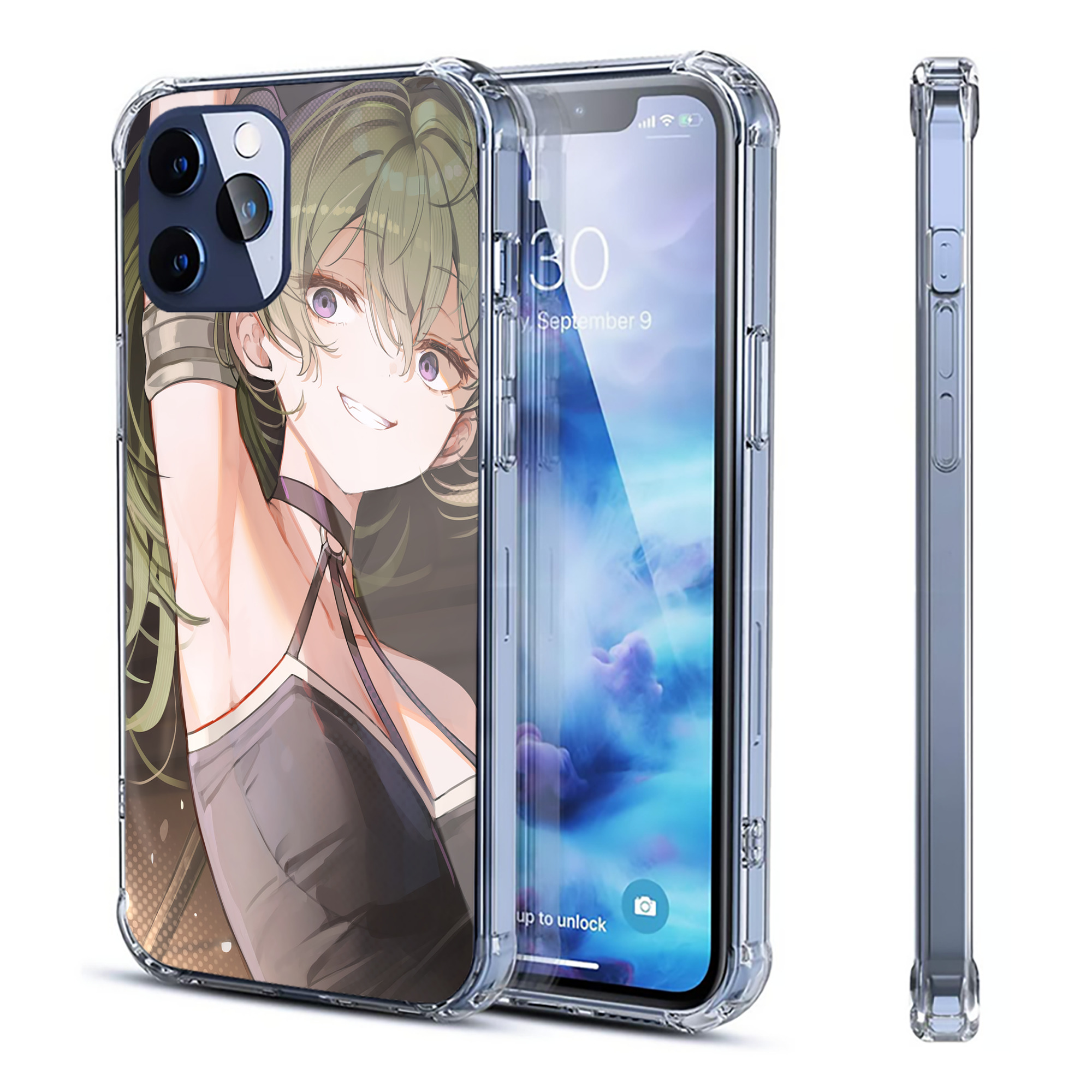 （画像用） 葬送のフリーレン Frieren 【iPhone 12シリーズ対応】透明スマホケース（クリアソフトケース）